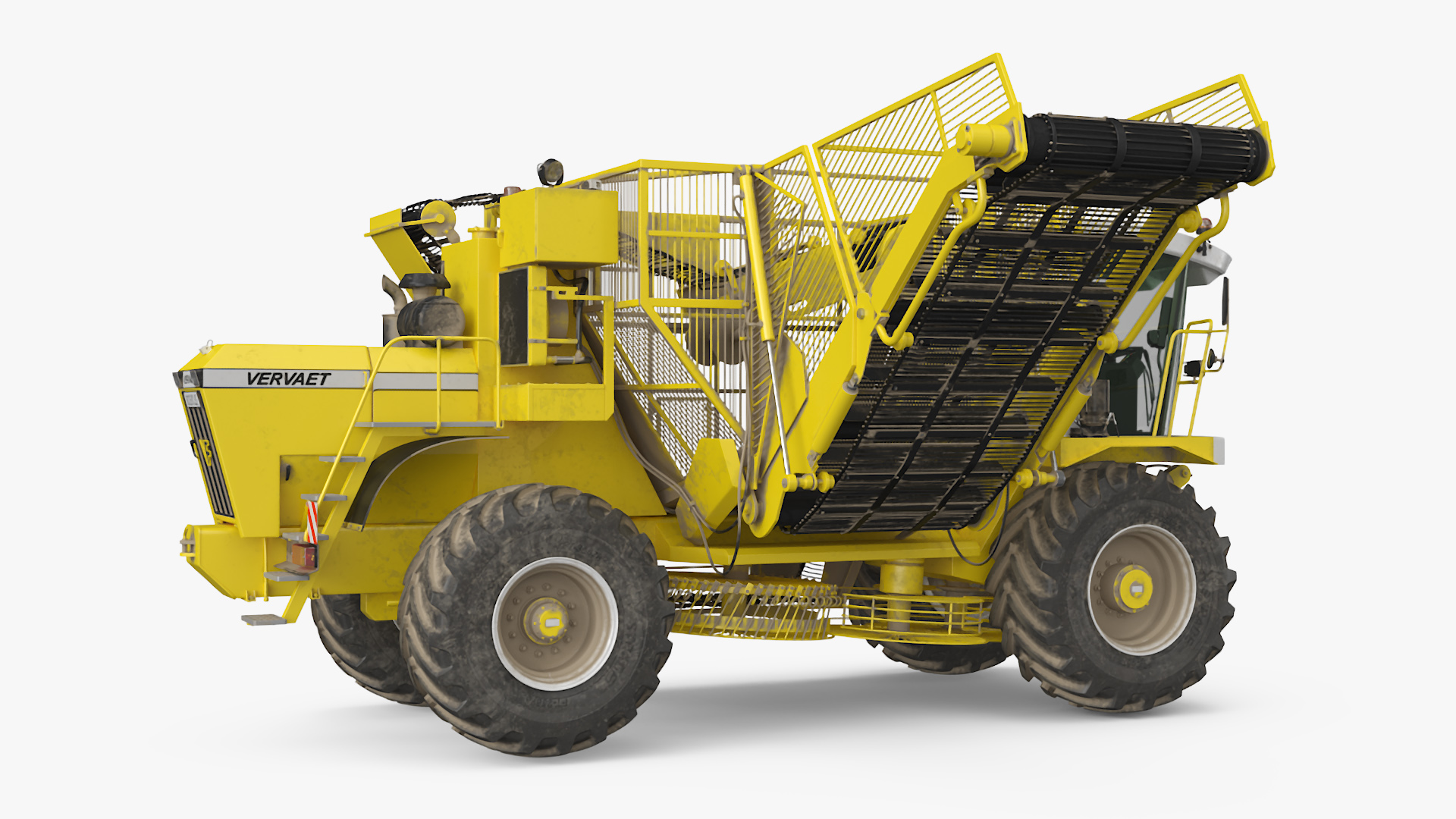 Beet Harvester Vervaet 17T Dusty Yellow 3D model