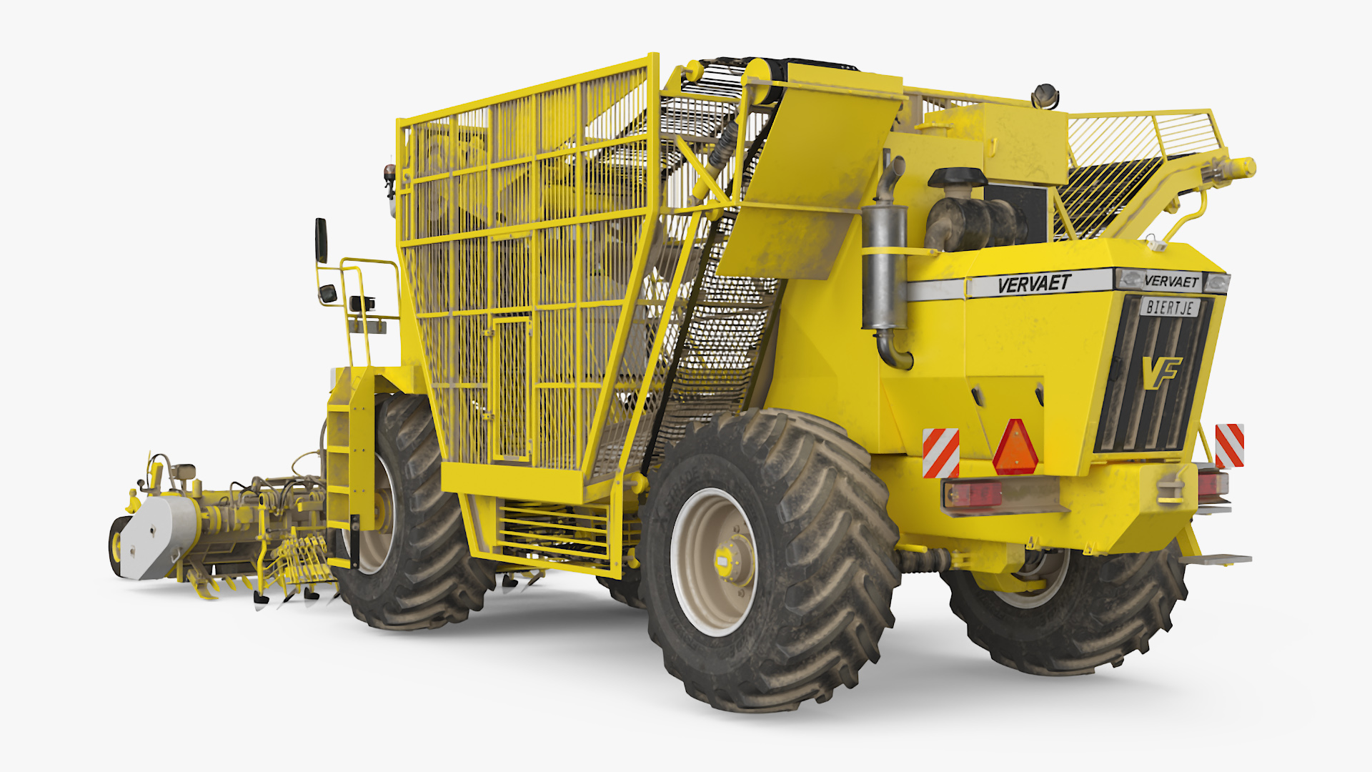 Beet Harvester Vervaet 17T Dusty Yellow 3D model