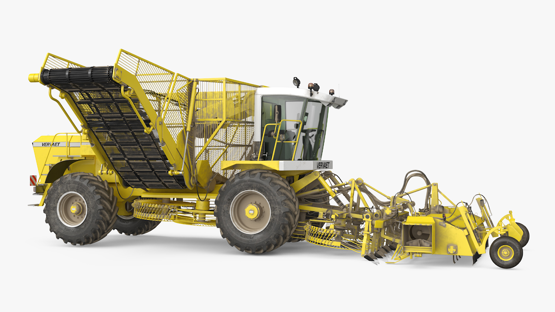 Beet Harvester Vervaet 17T Dusty Yellow 3D model