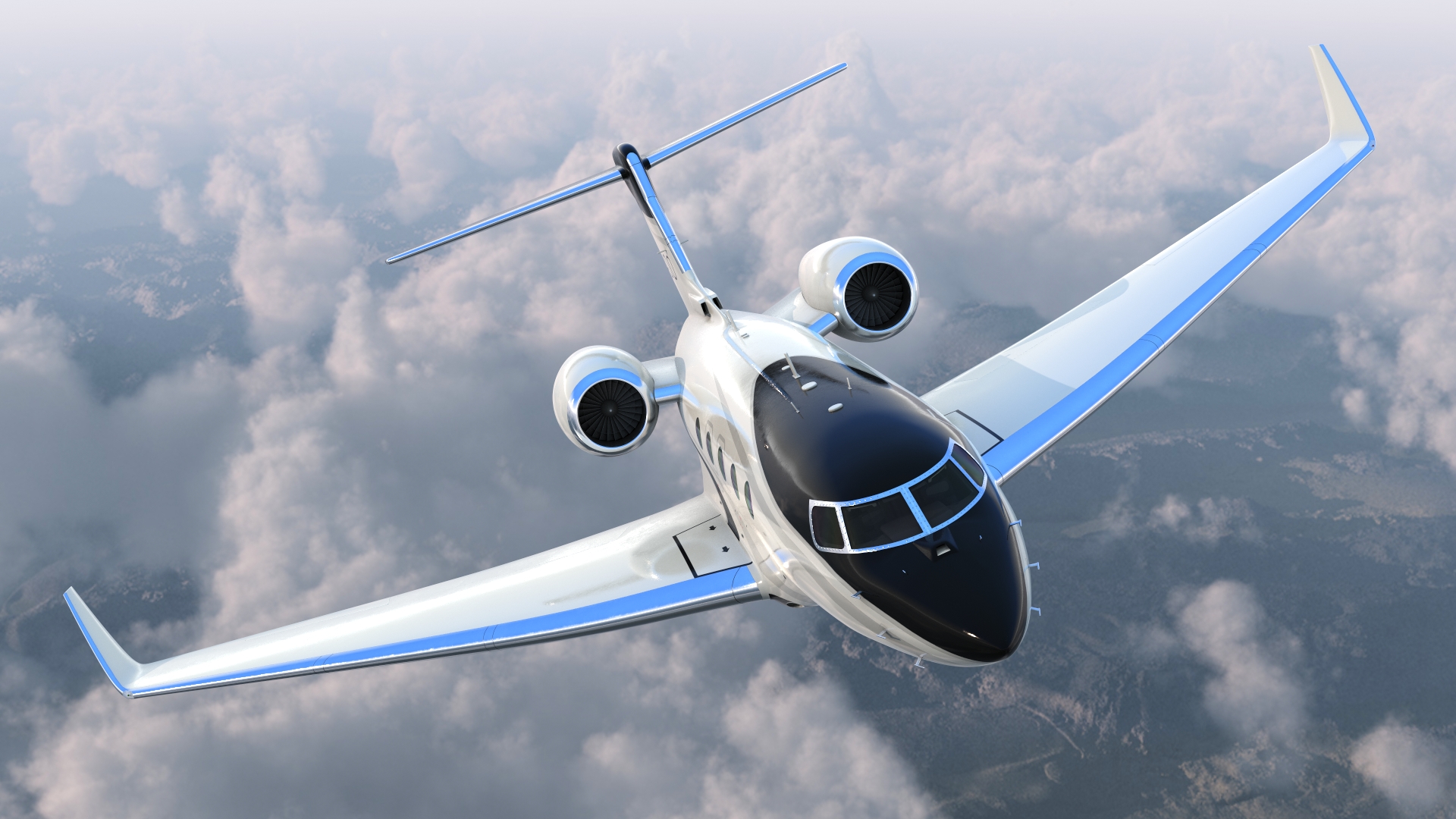 Gulfstream G400 Flight 3D