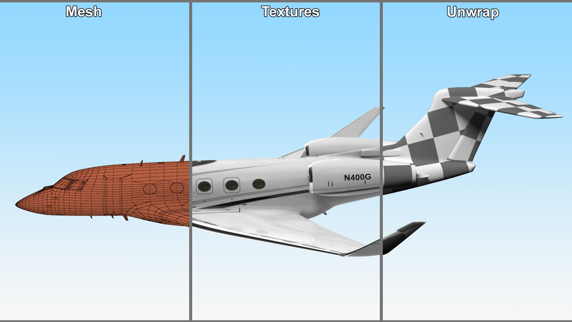 Gulfstream G400 Flight 3D