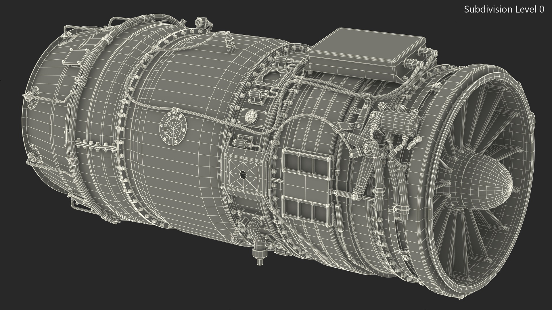 3D model Jet Engine