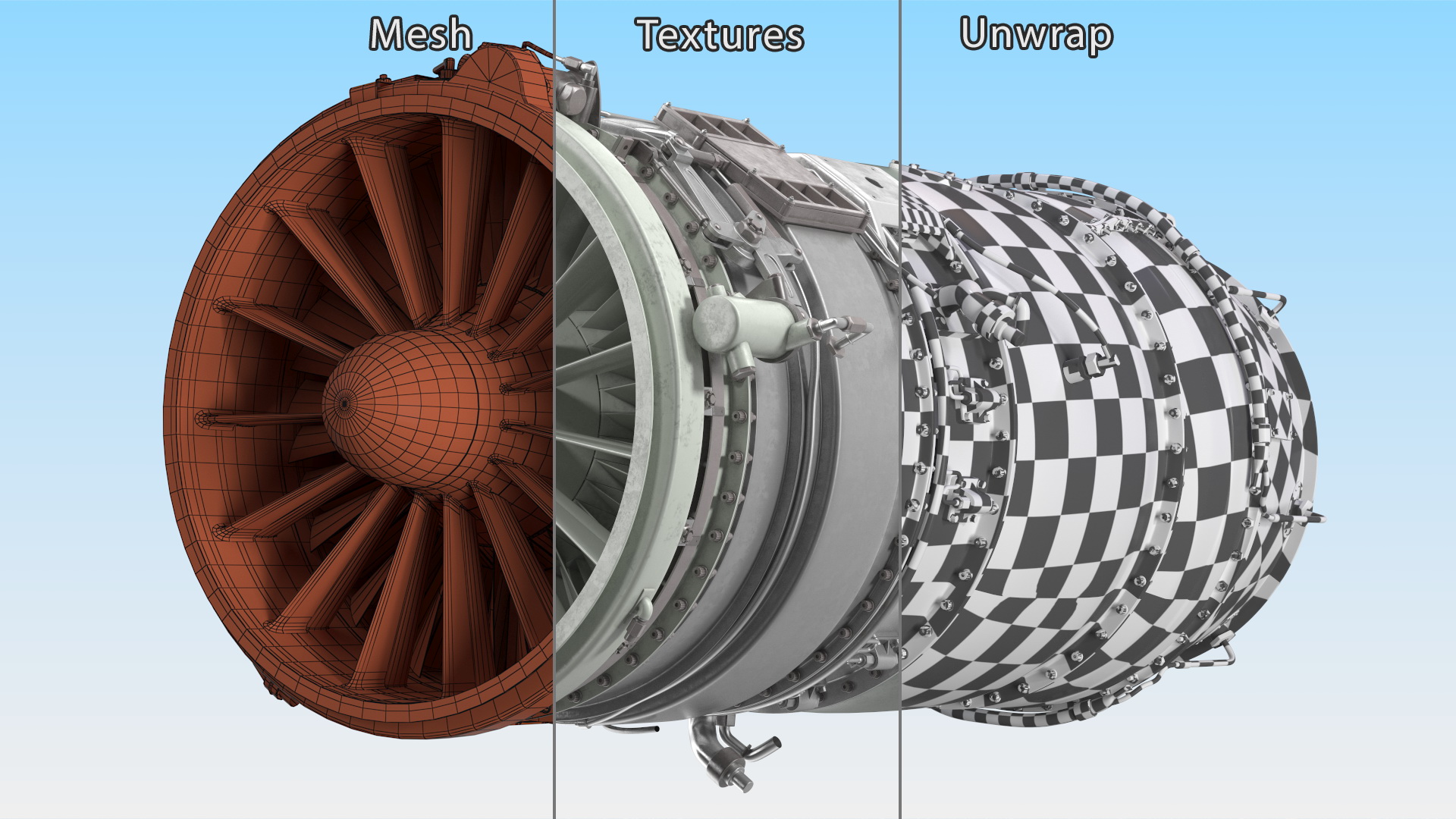 3D model Jet Engine