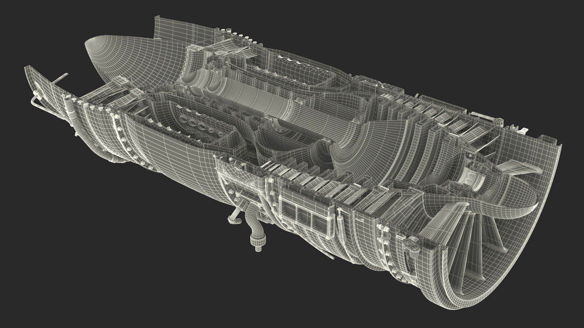 3D model Jet Engine