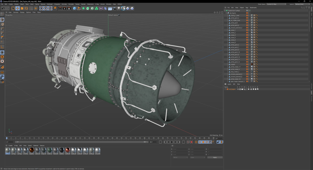 3D model Jet Engine