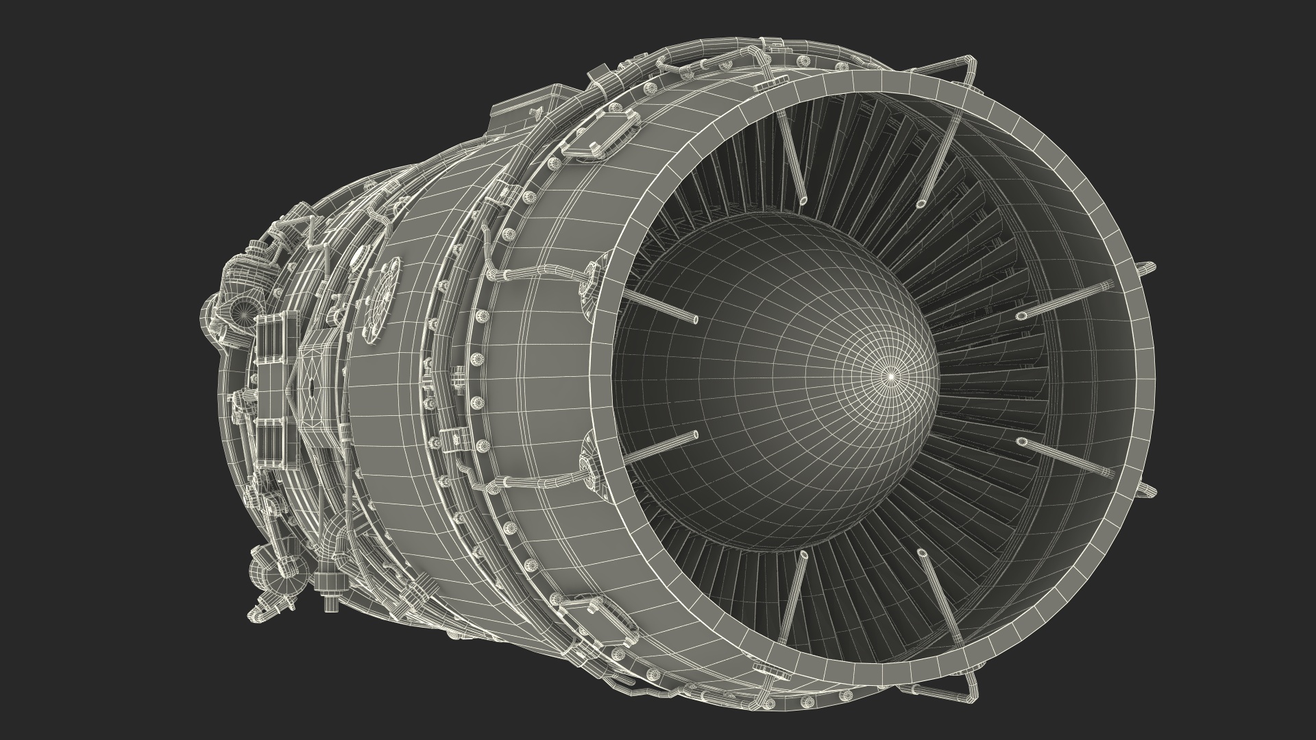 3D model Jet Engine