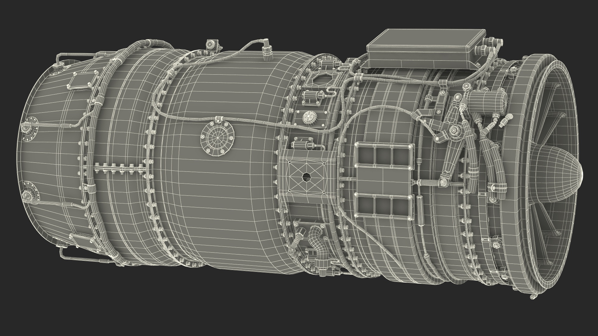 3D model Jet Engine