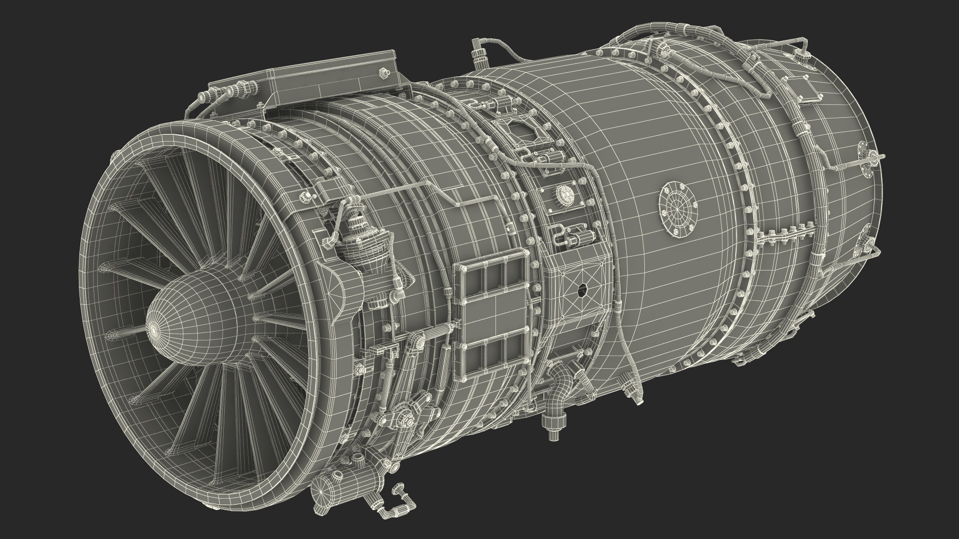 3D model Jet Engine