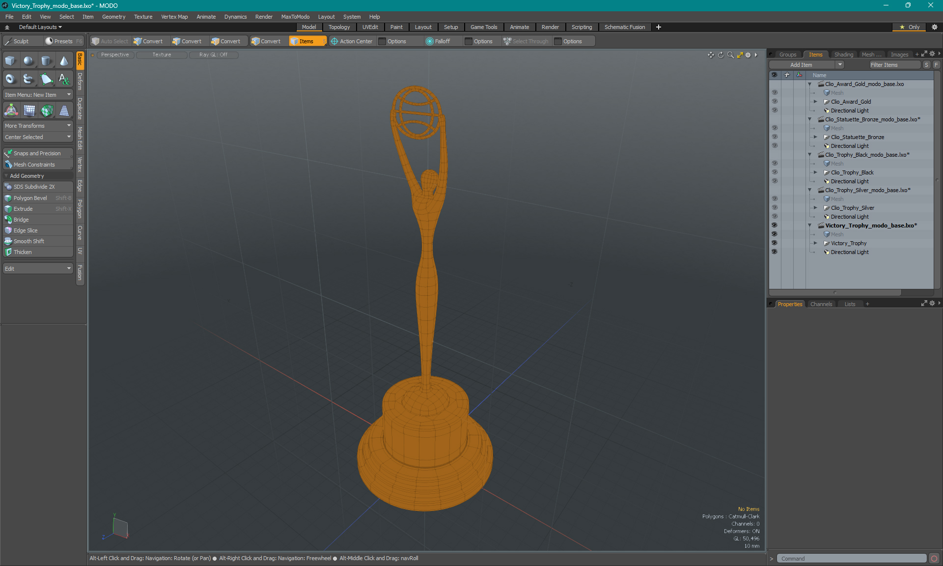 Victory Trophy 3D model