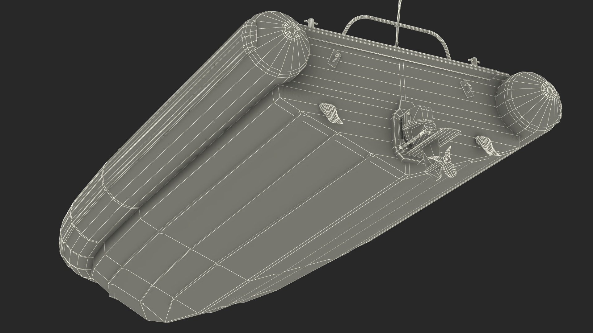 3D Simplified Inflatable Boat