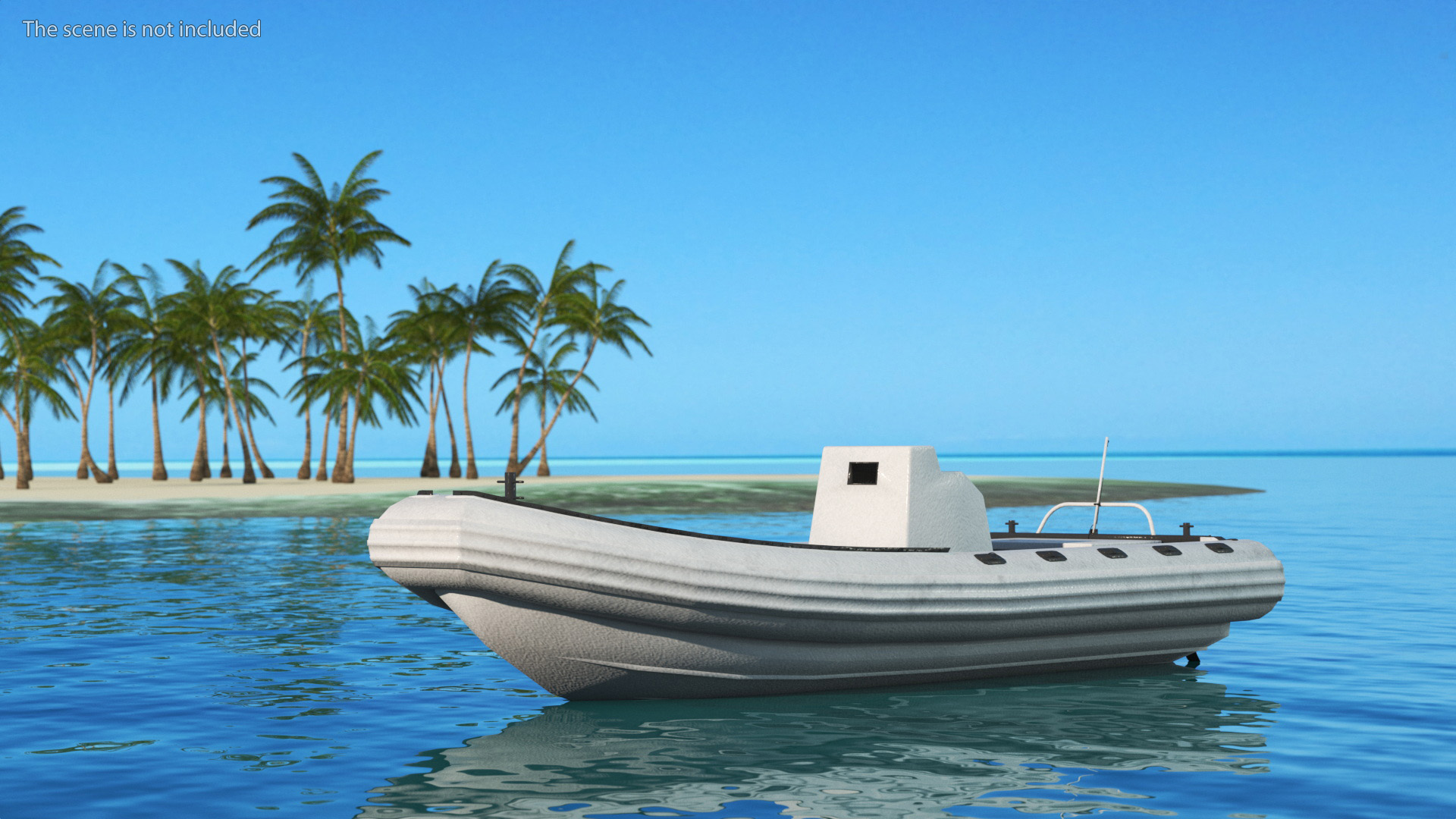 3D Simplified Inflatable Boat