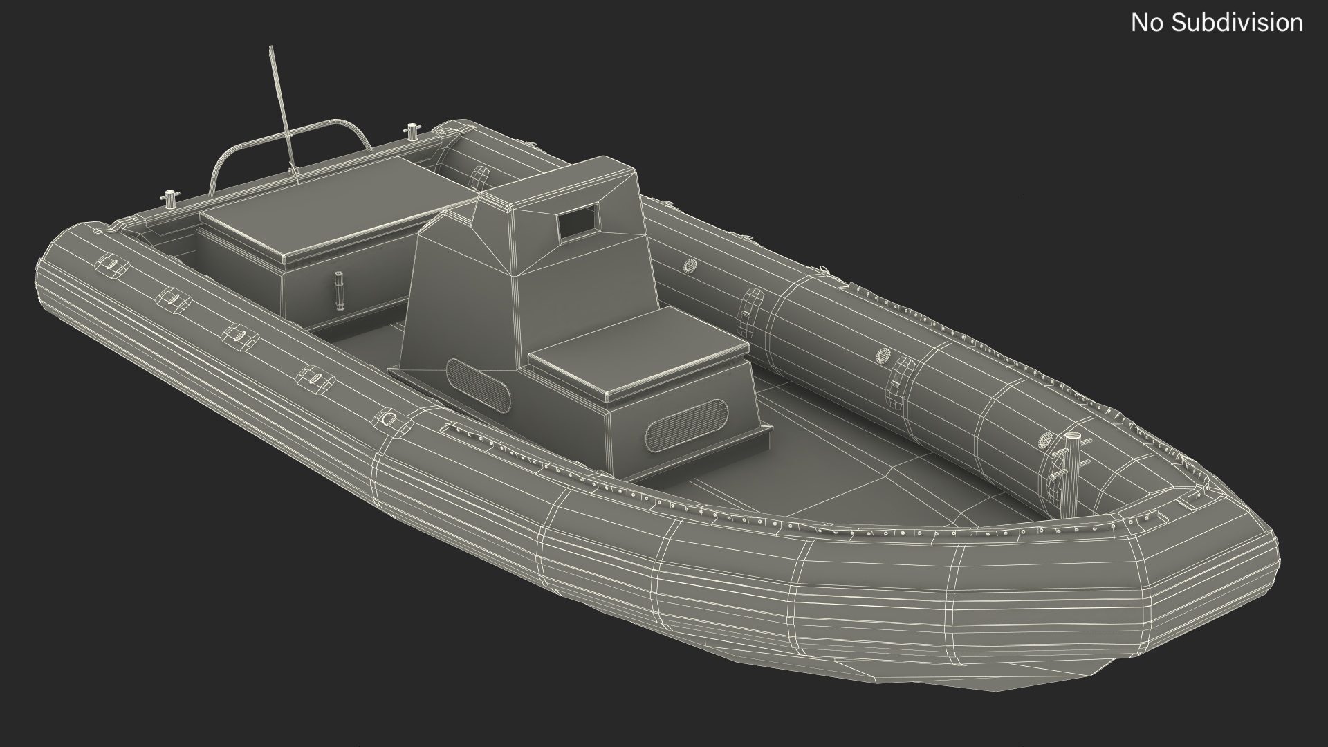 3D Simplified Inflatable Boat