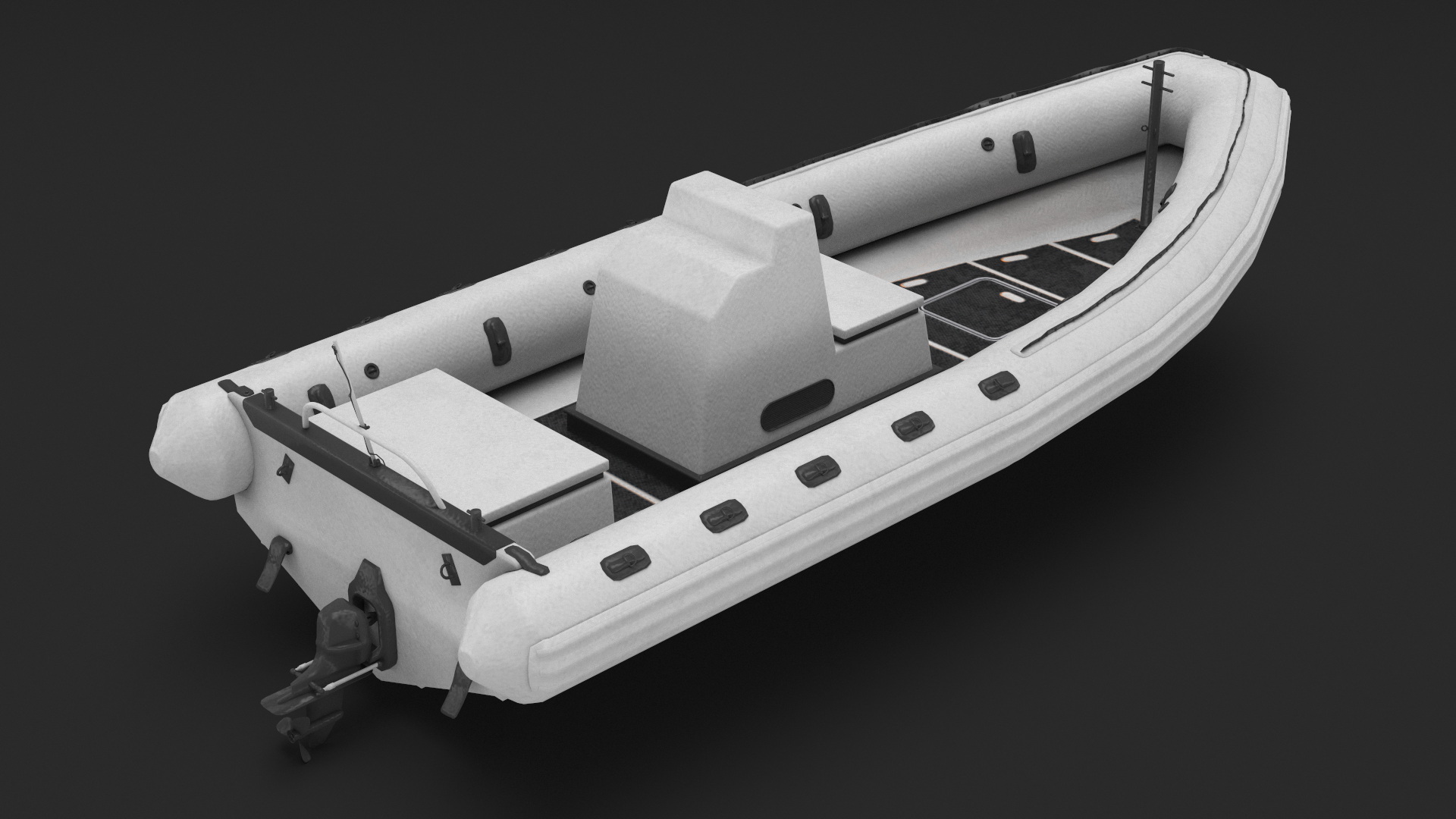 3D Simplified Inflatable Boat