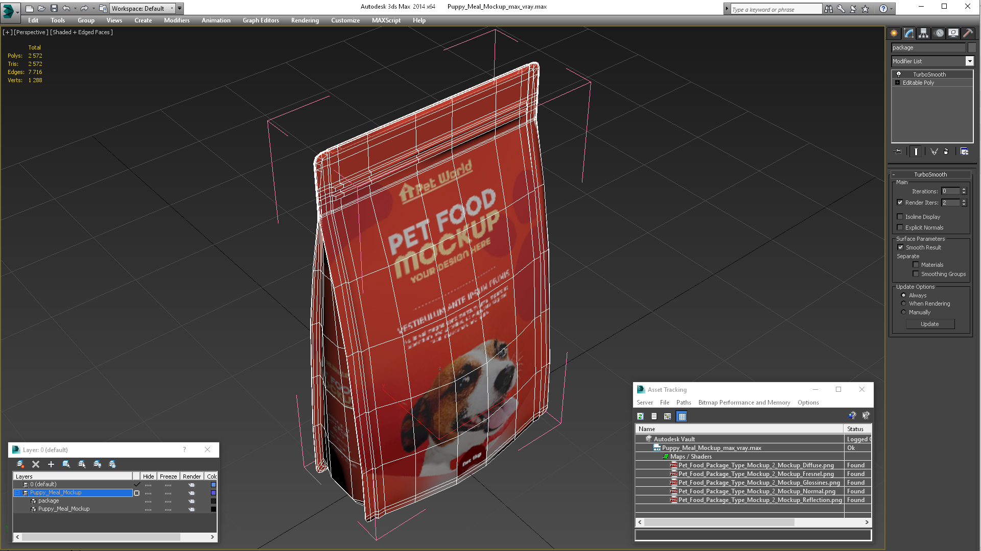 Puppy Meal Mockup 3D