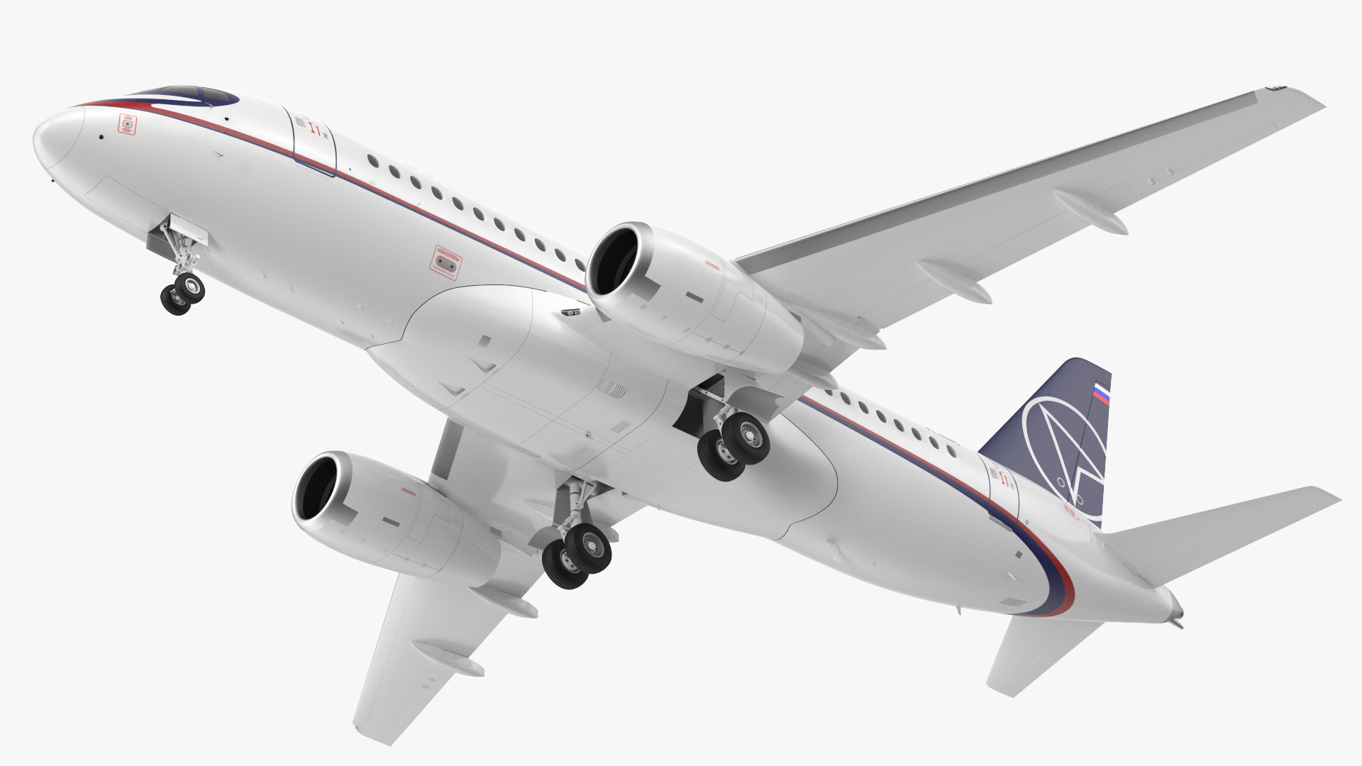 Sukhoi Superjet 100 95lr 3D model