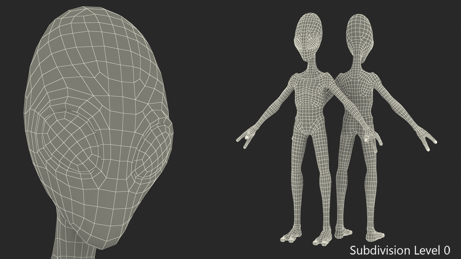 Humanoid Alien 3D model