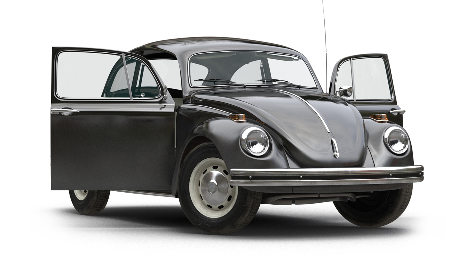 3D model Vintage Volkswagen Beetle