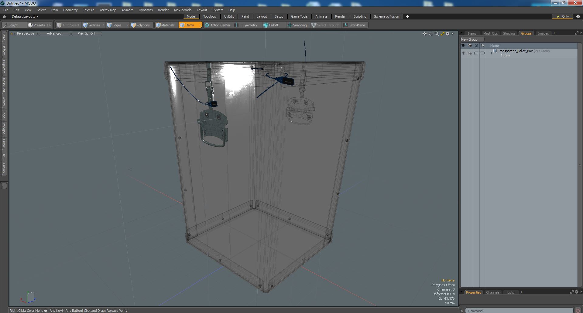 Transparent Ballot Box 3D