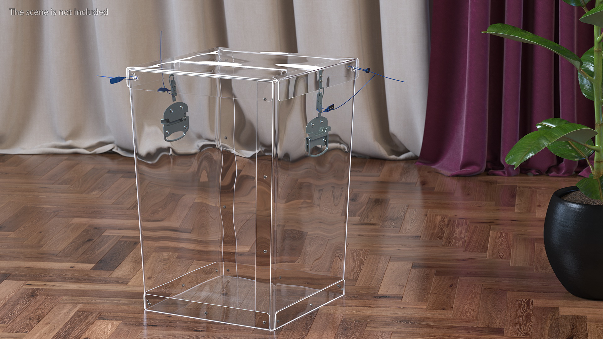 Transparent Ballot Box 3D