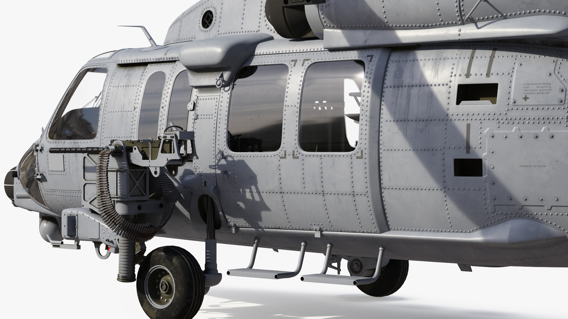 3D Sikorsky HH 60 Pave Hawk Rigged