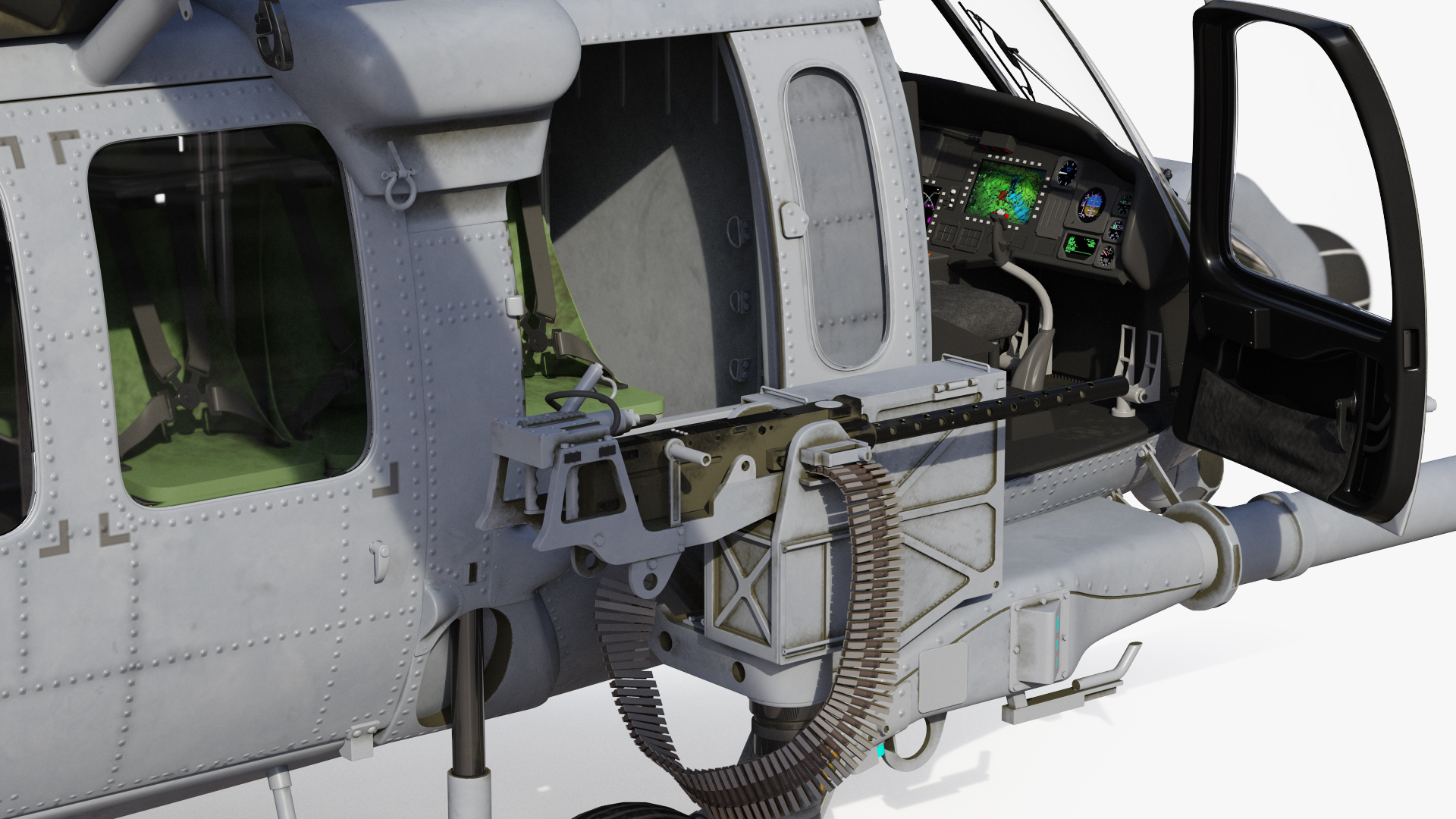 3D Sikorsky HH 60 Pave Hawk Rigged