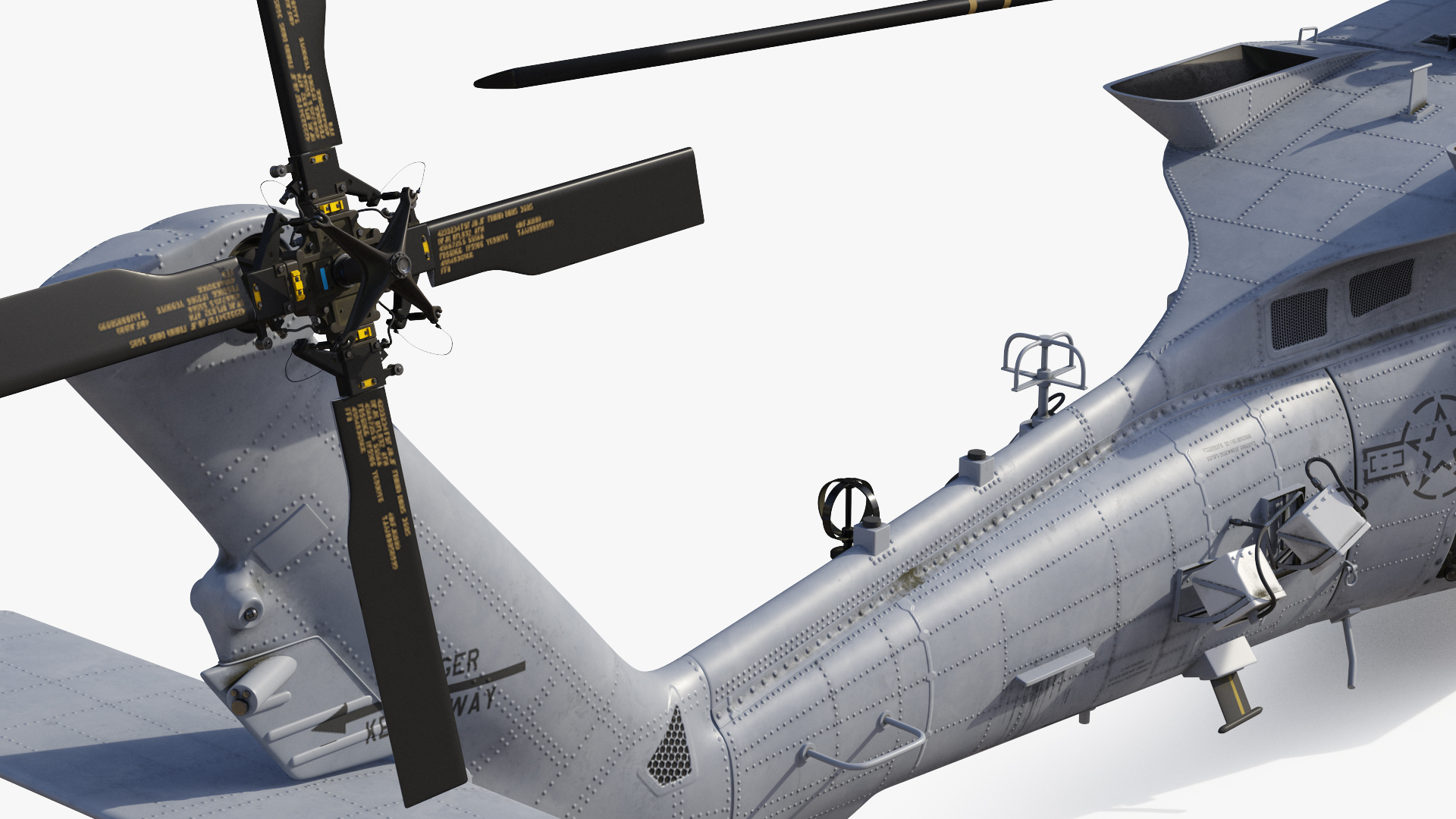 3D Sikorsky HH 60 Pave Hawk Rigged