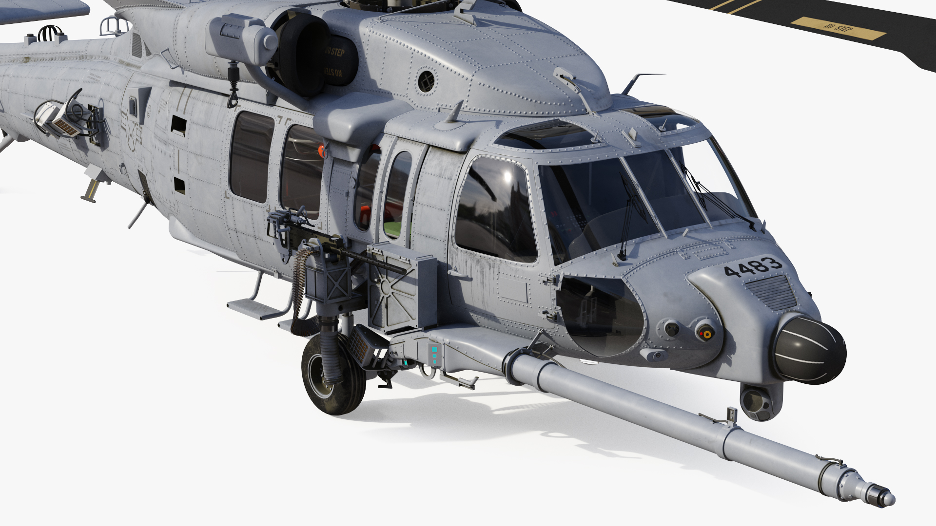 3D Sikorsky HH 60 Pave Hawk Rigged