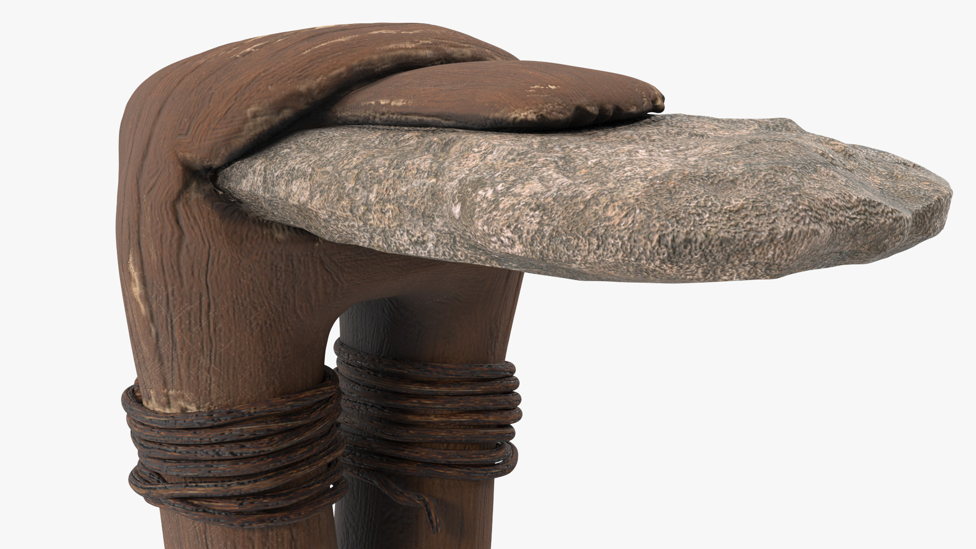 3D Prehistoric Stone Hoe