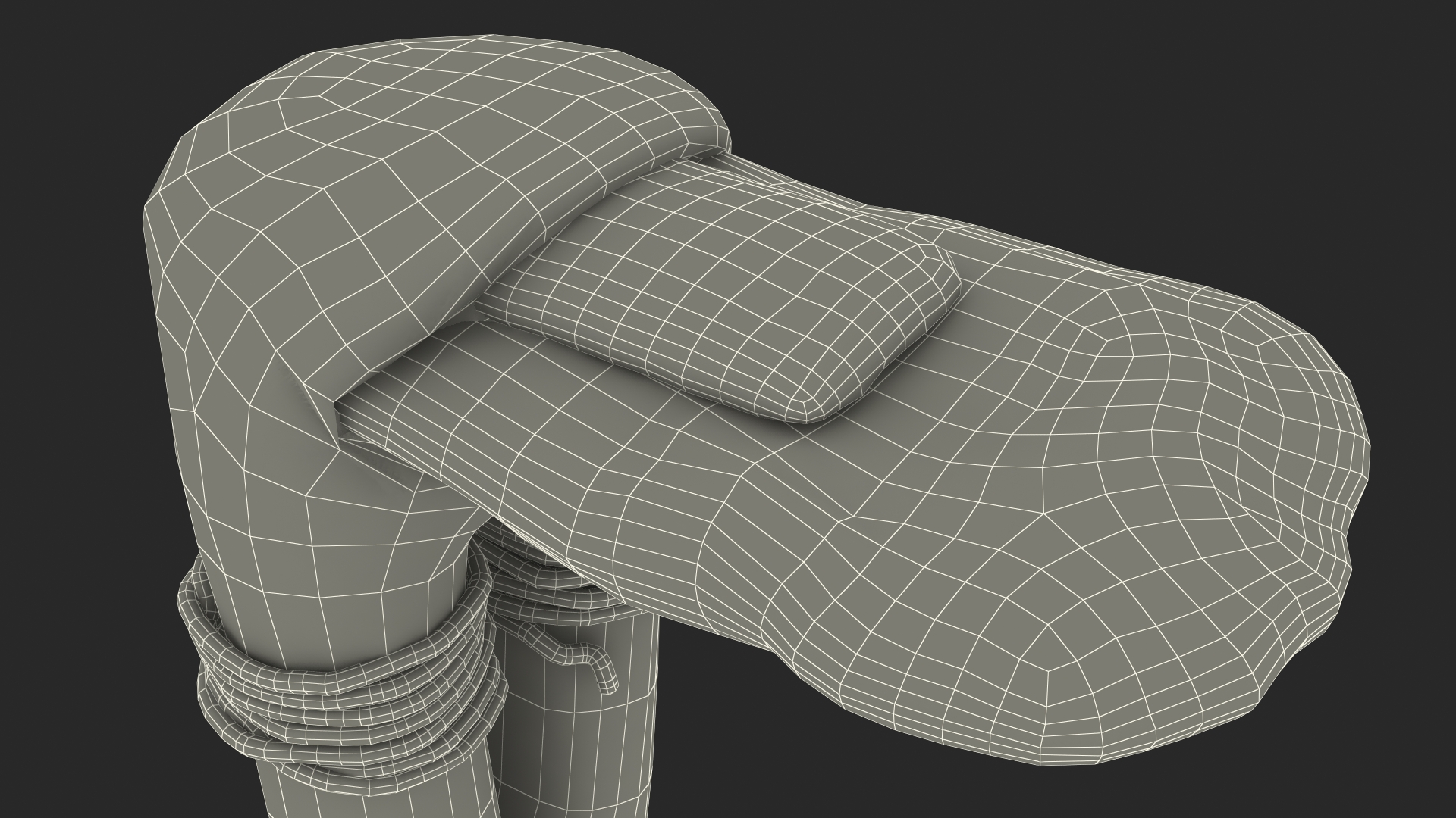 3D Prehistoric Stone Hoe