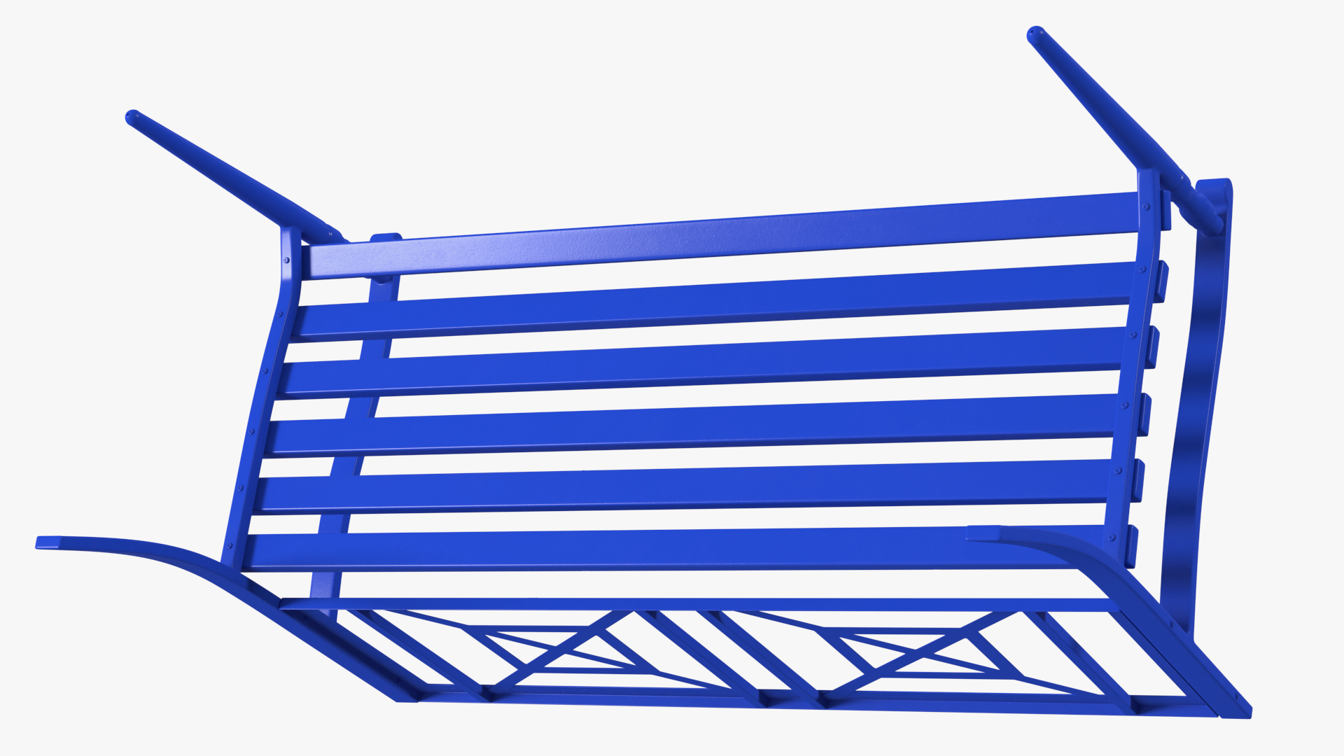 3D model Park Bench Blue