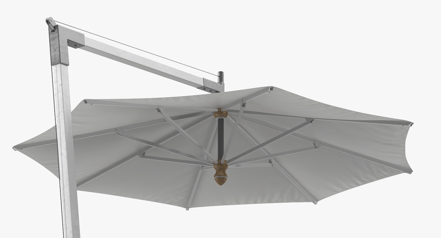 3D model Sun Lounge Chairs and Umbrella