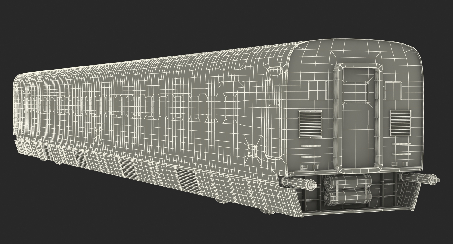 Shinkansen E5 Passenger Wagon 3D model