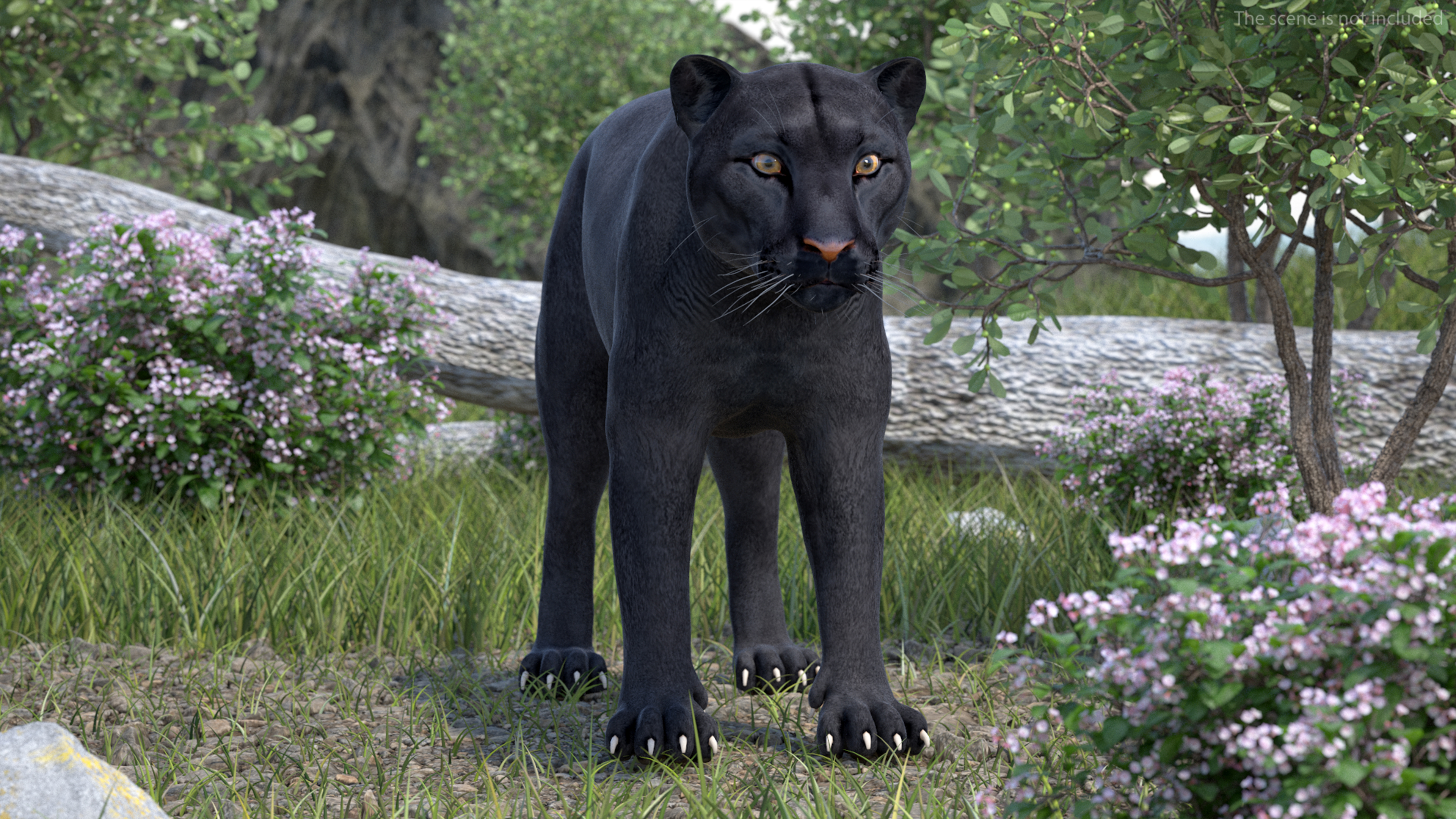 3D Black Panther model