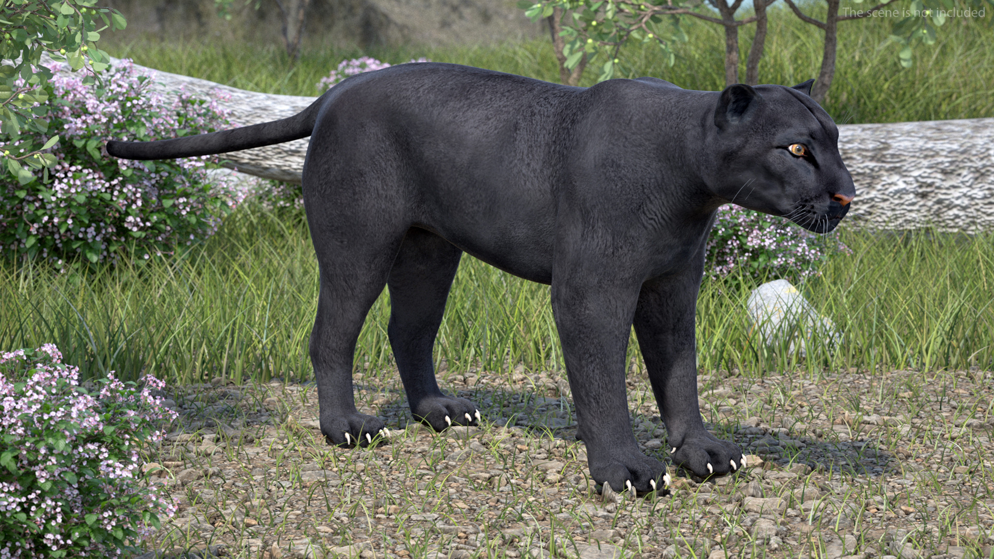 3D Black Panther model