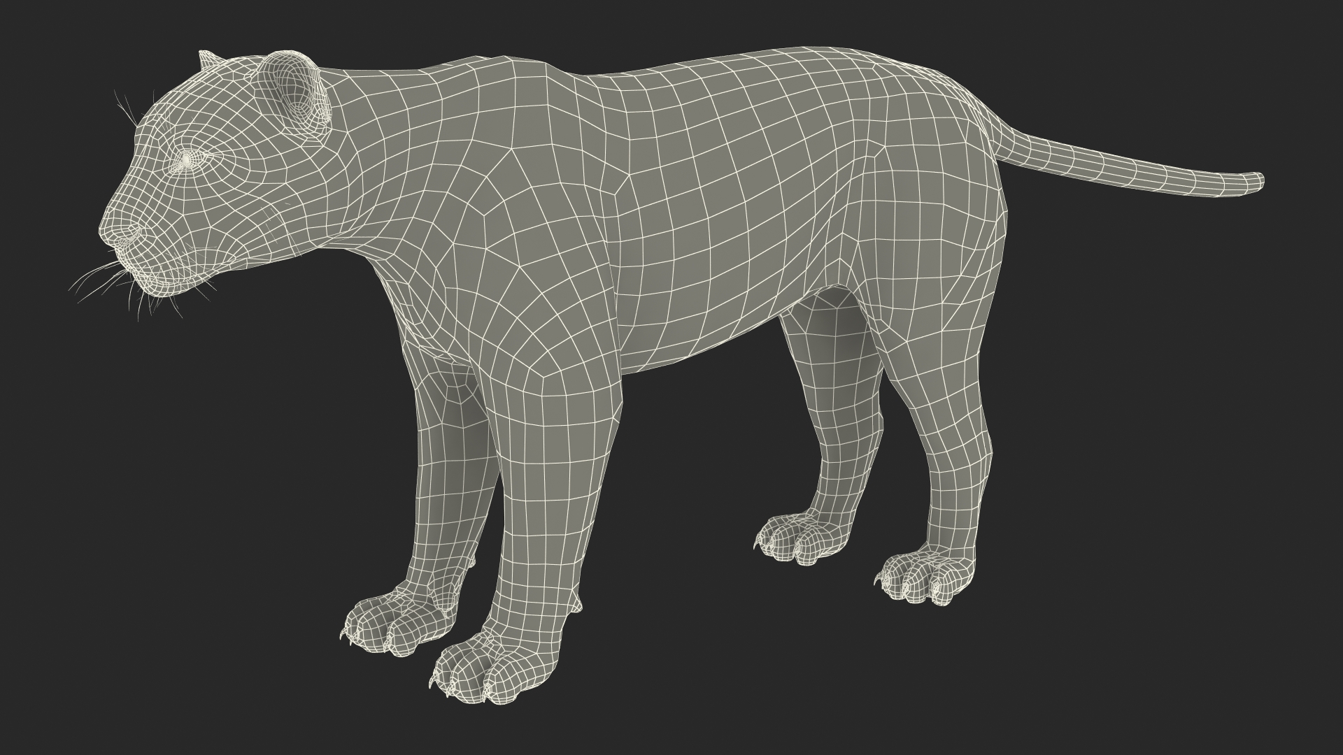 3D Black Panther model