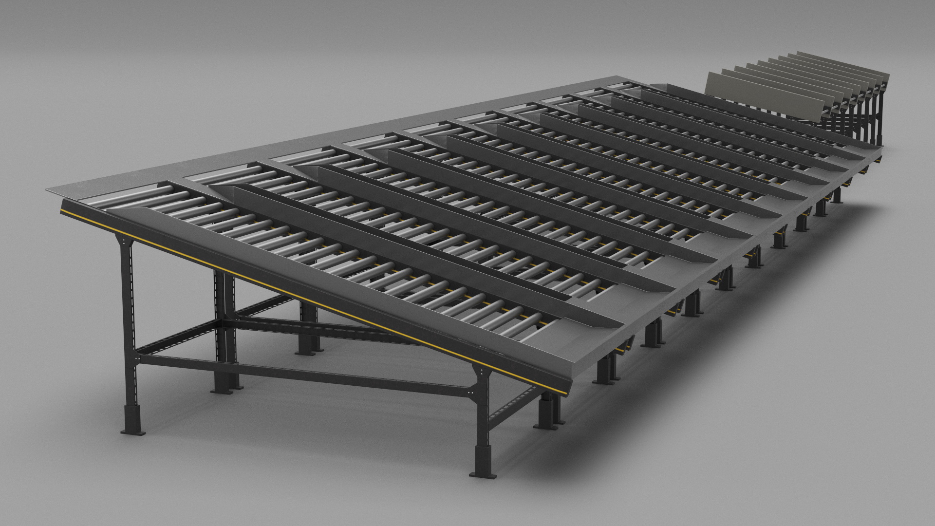 3D Conveyor Roller Table