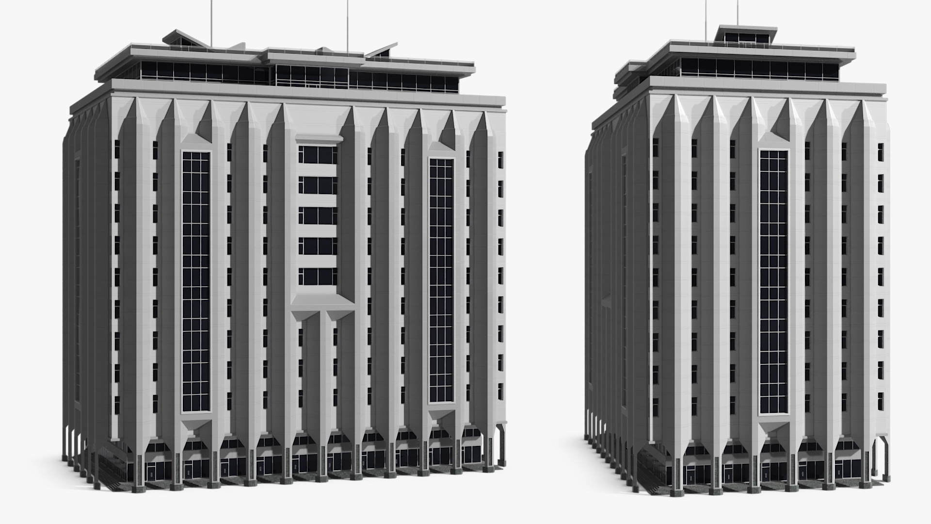 Concept Commercial Building 3D