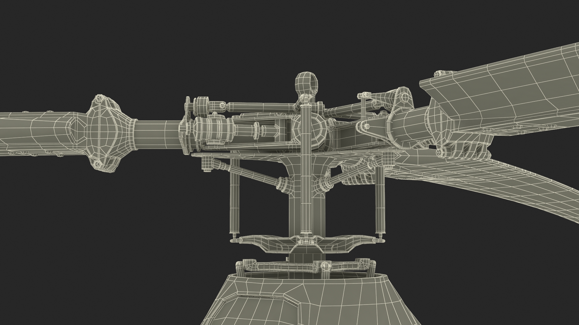 3D Search and Rescue Helicopter Sikorsky H-5 Rigged model