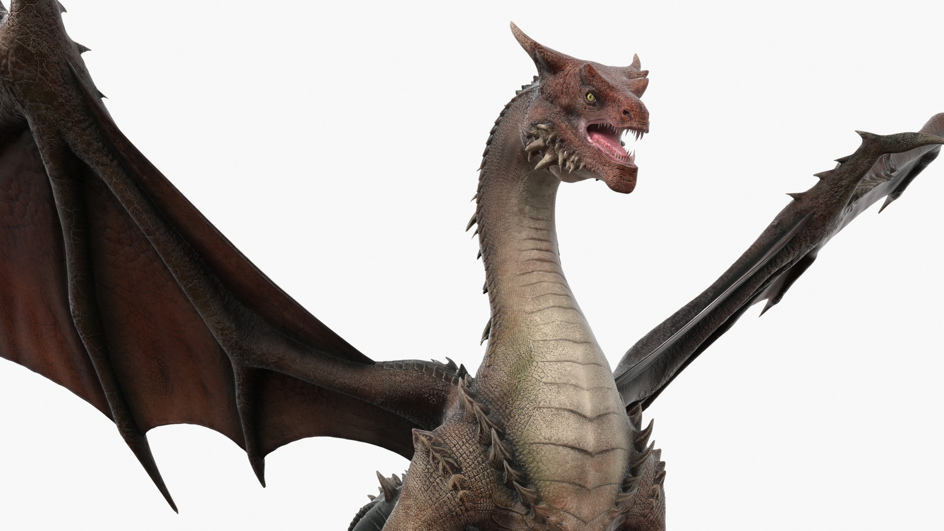 3D Mythical Dragon Beast