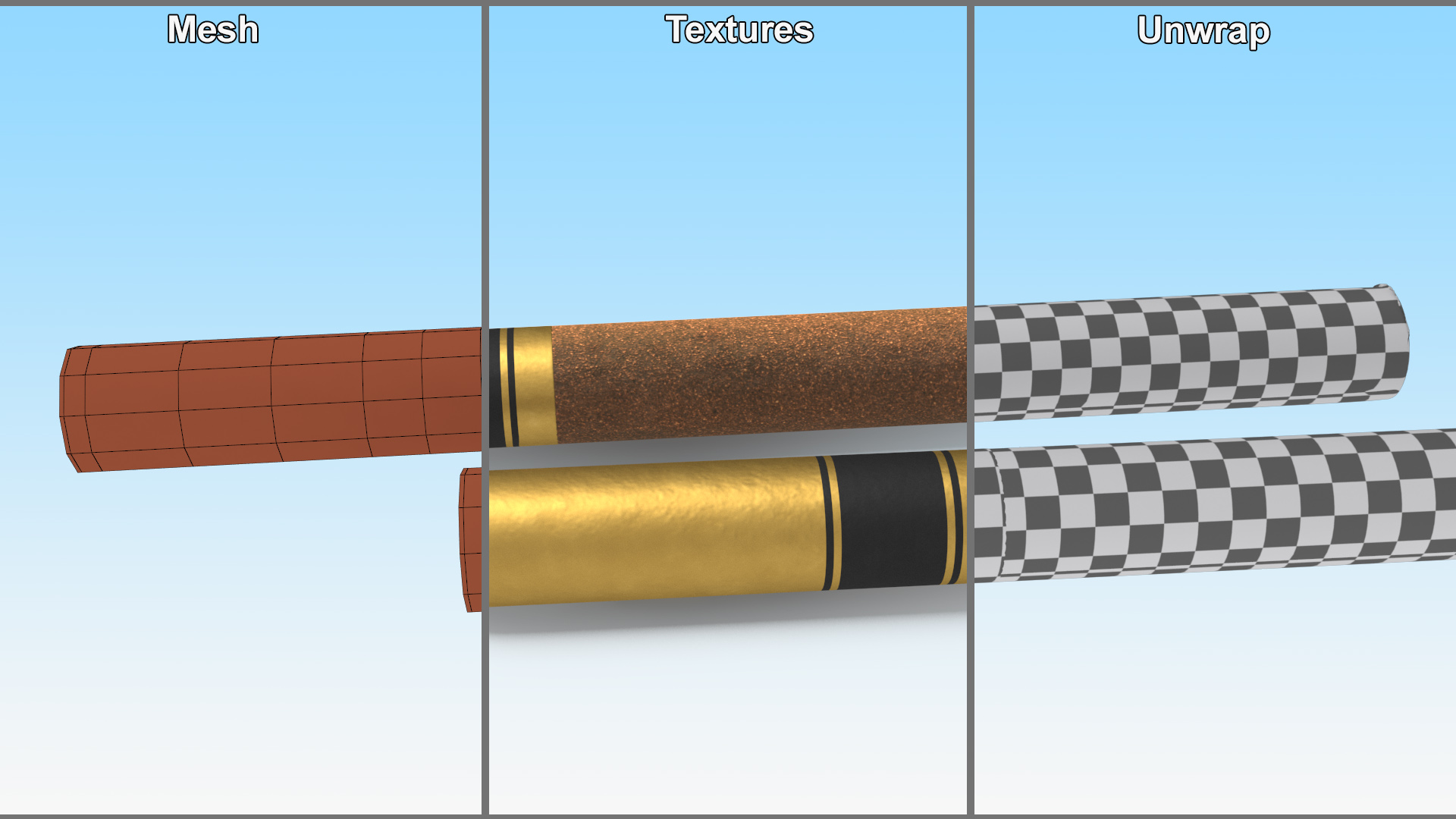 Filtered Cigar 3D model