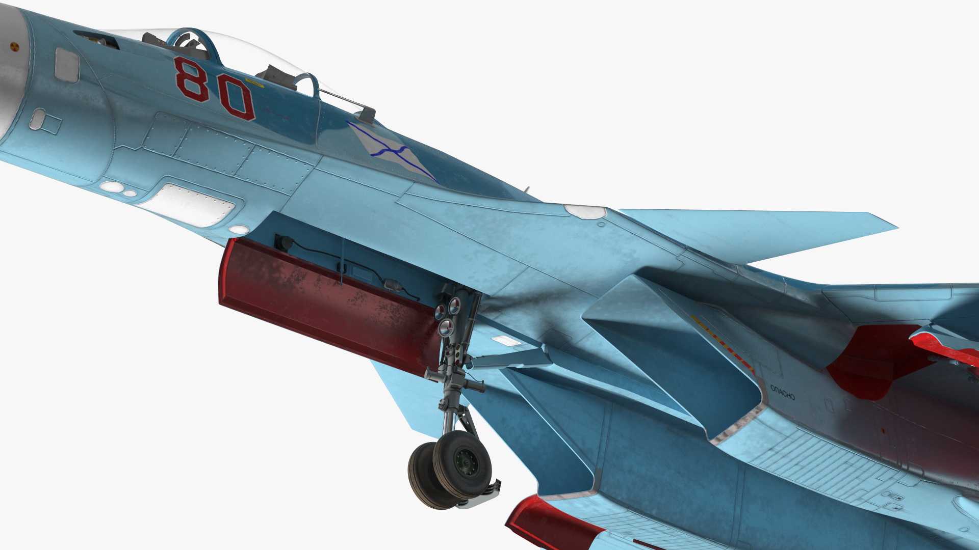 3D FlankerD Sukhoi Su-33 Multirole Fighter Rigged