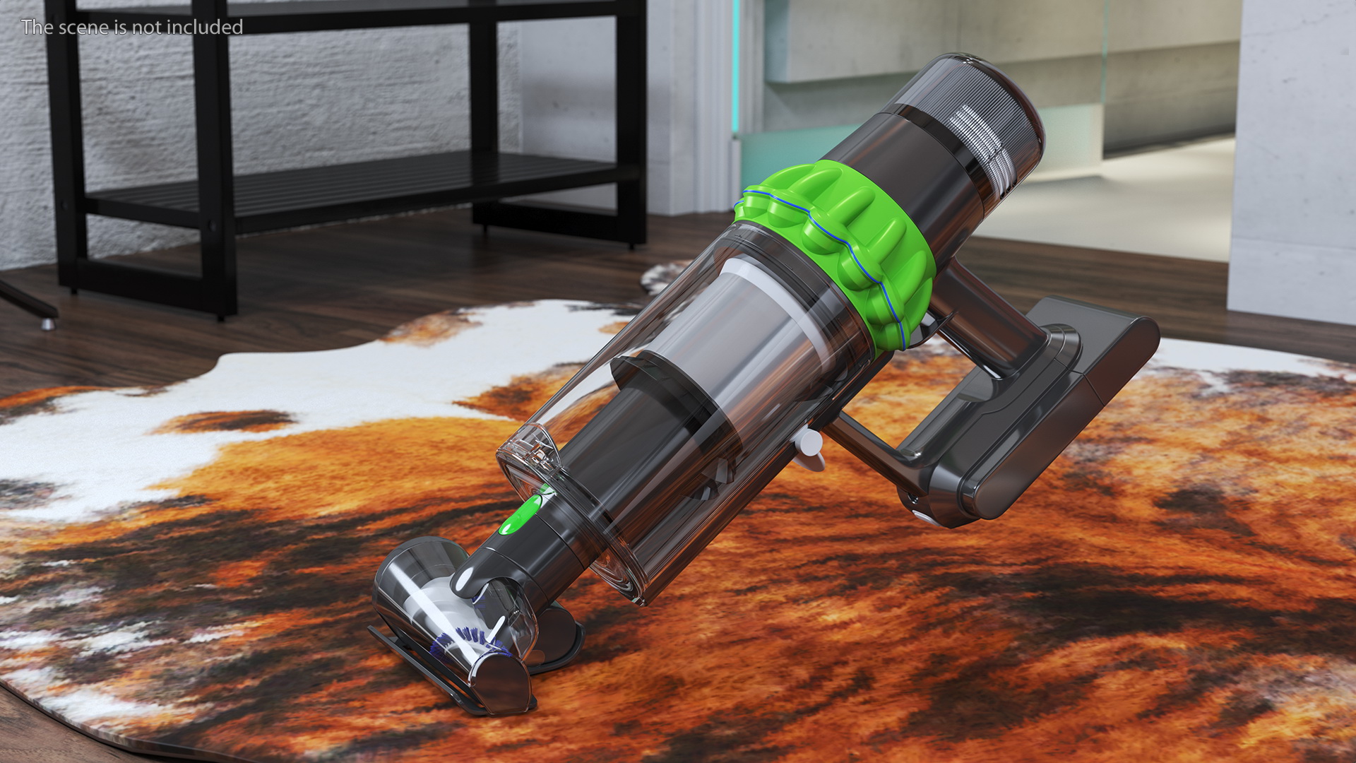 3D model Cordless Vacuum Cleaner with Screw Brush