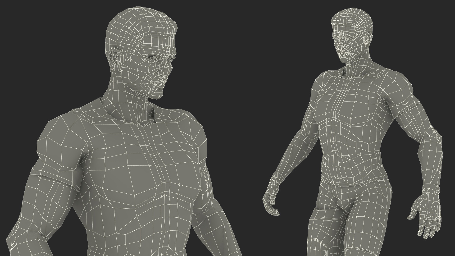 3D model Man Wearing Lower Limb Prosthesis Rigged