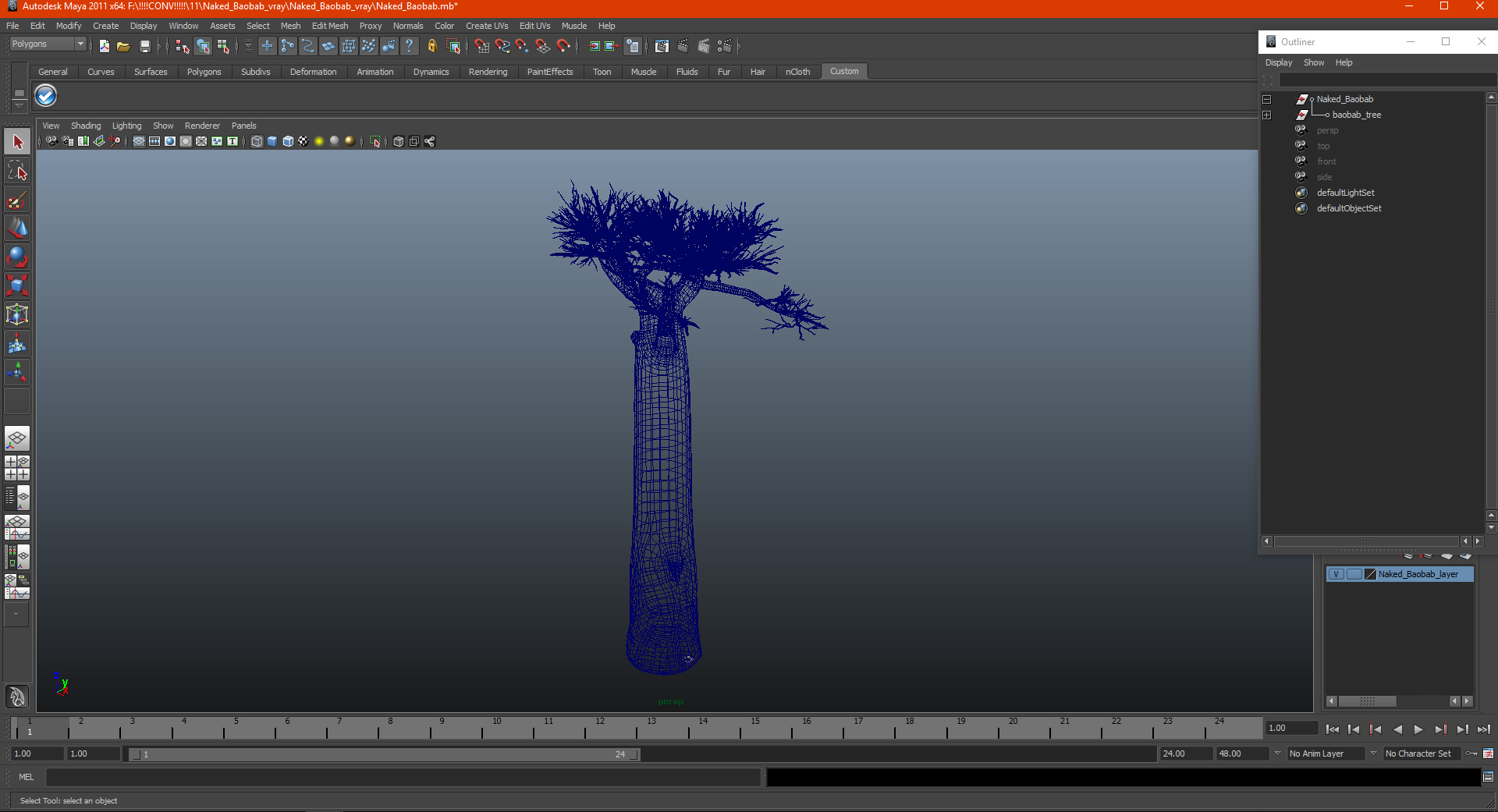 Naked Baobab 3D