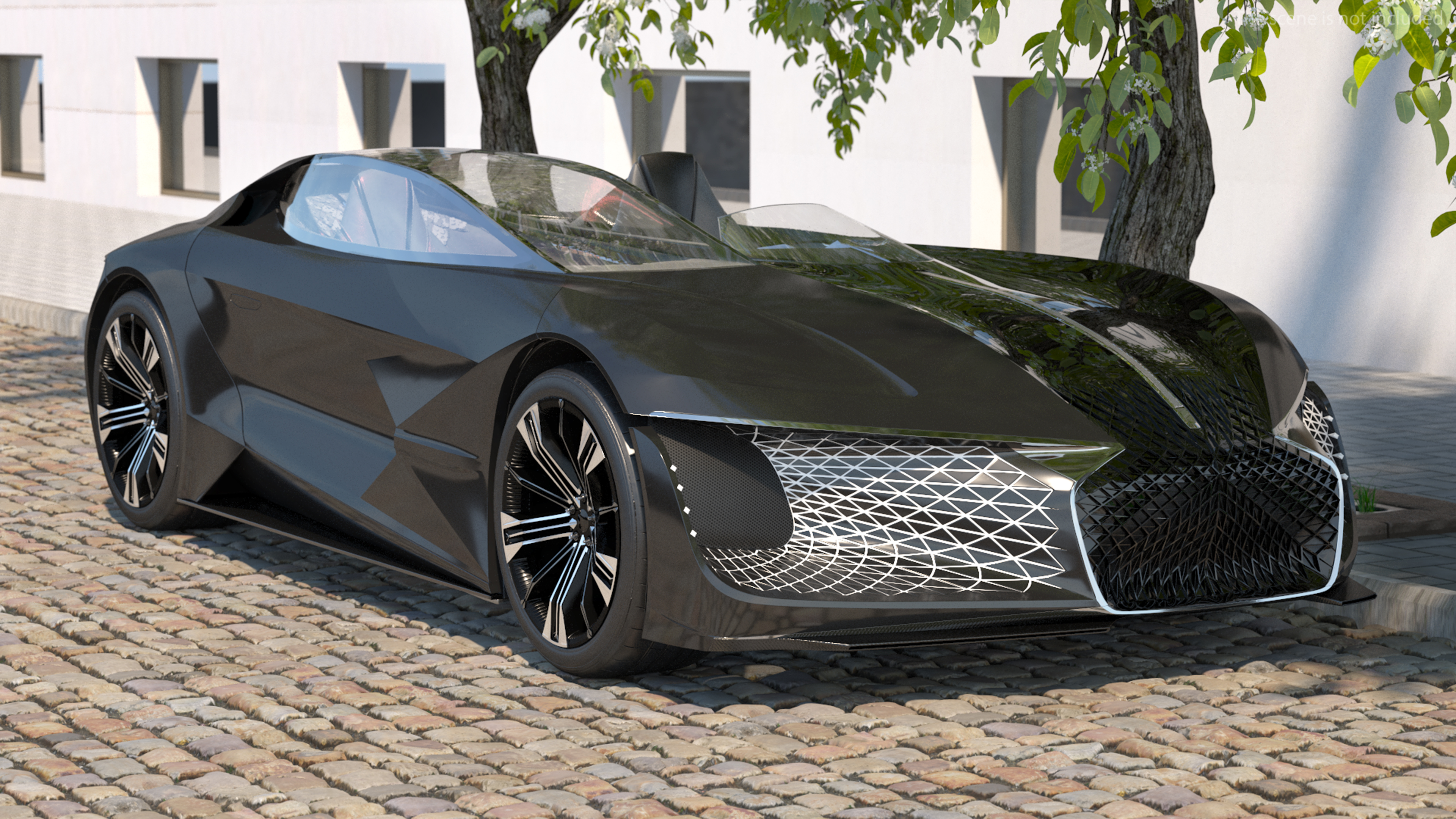 3D Futuristic Design Car