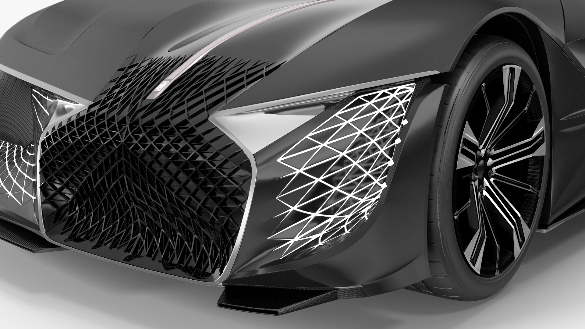 3D Futuristic Design Car