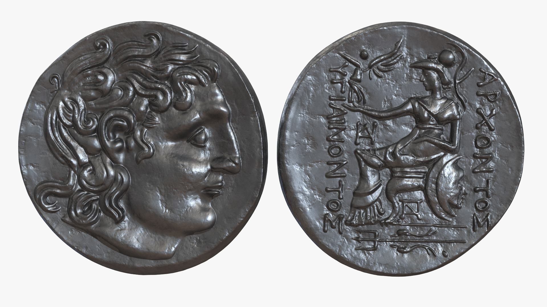 3D model Ancient Panticapaeum Coin