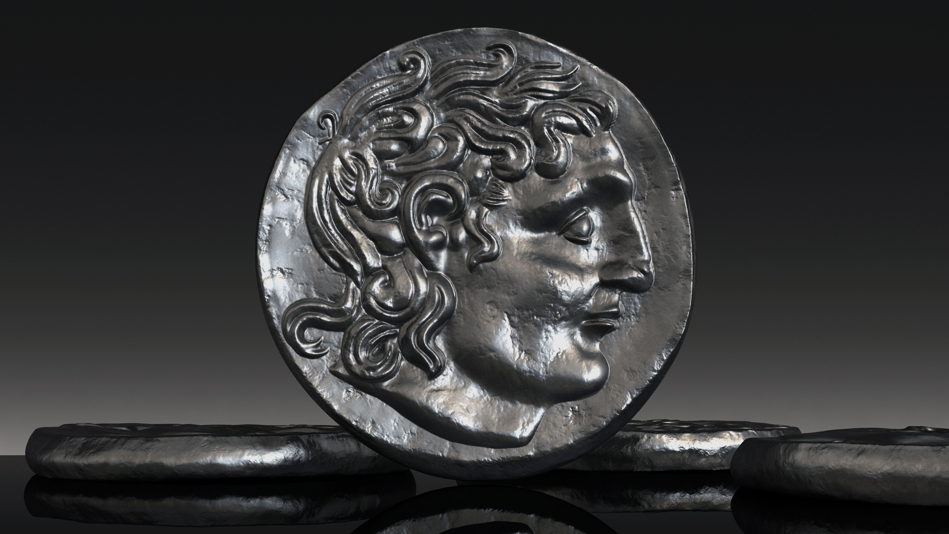 3D model Ancient Panticapaeum Coin