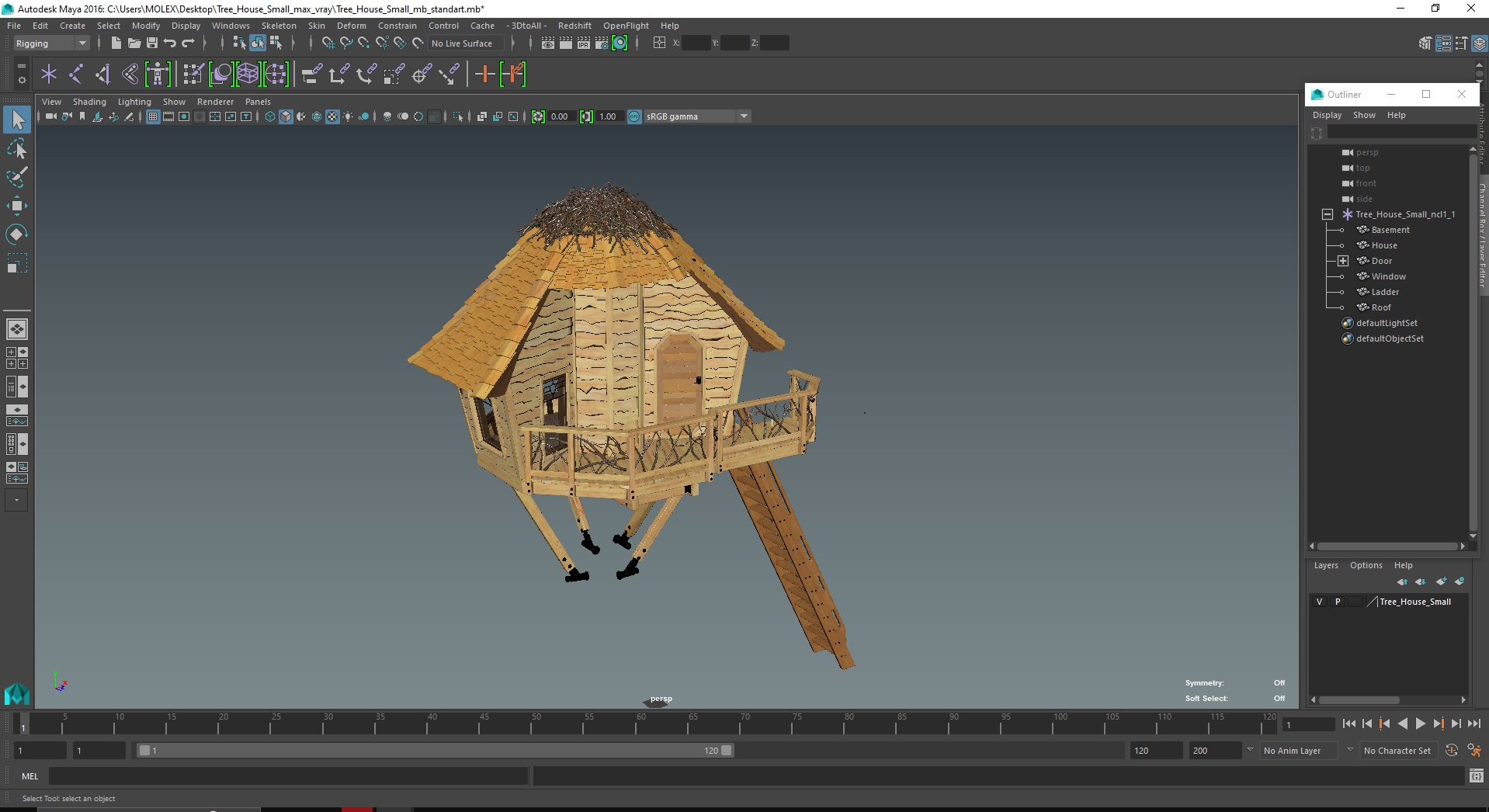 3D Tree House Small