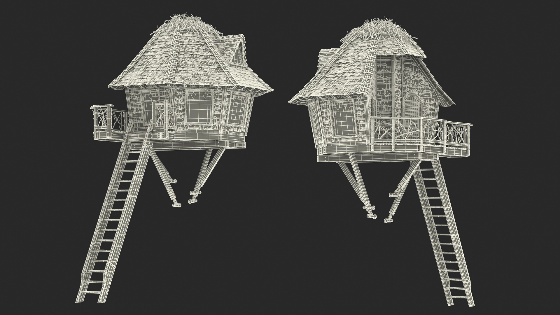 3D Tree House Small